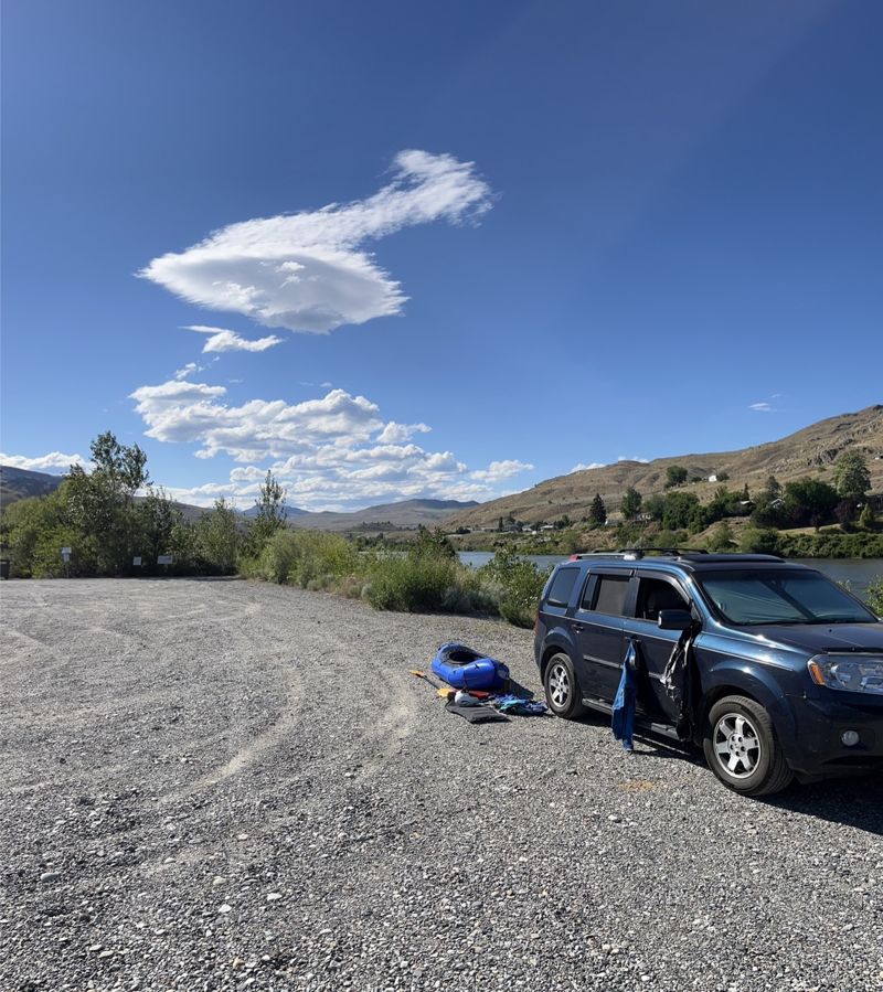 Douglas County PUD Methow River access near Pateros