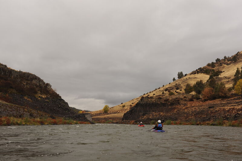 Approaching Iron Gate Narrows