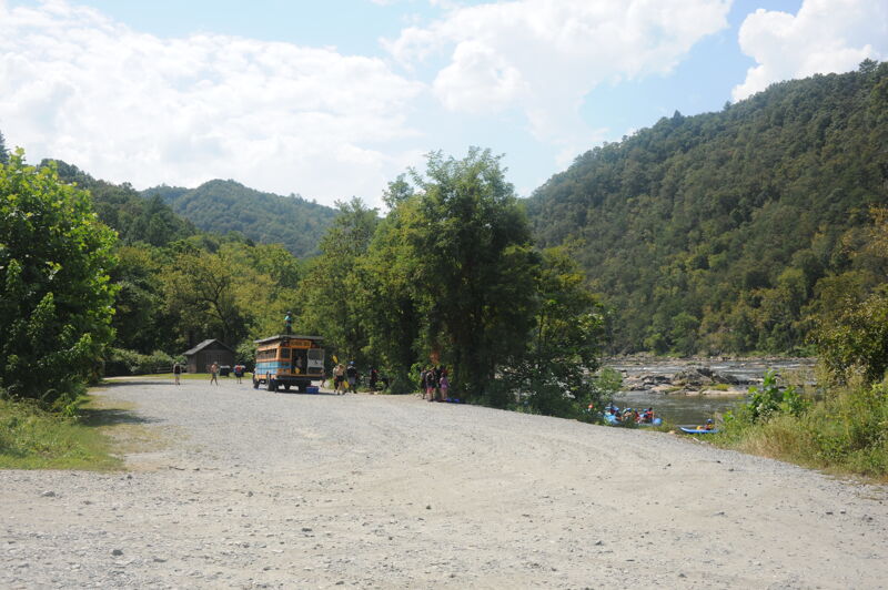Stackhouse River Access - Outfitter Parking and Staging Zone