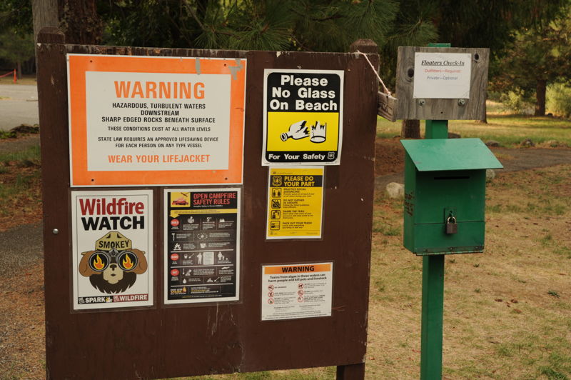 Sign at Boat Launch
