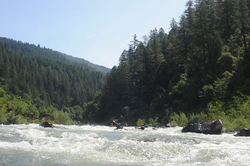 Coming Through China Bar Rapids