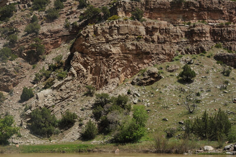 Geology in Split Mountain Canyon