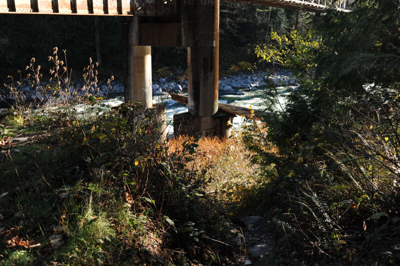 Trail Providing Access at Railroad Bridge