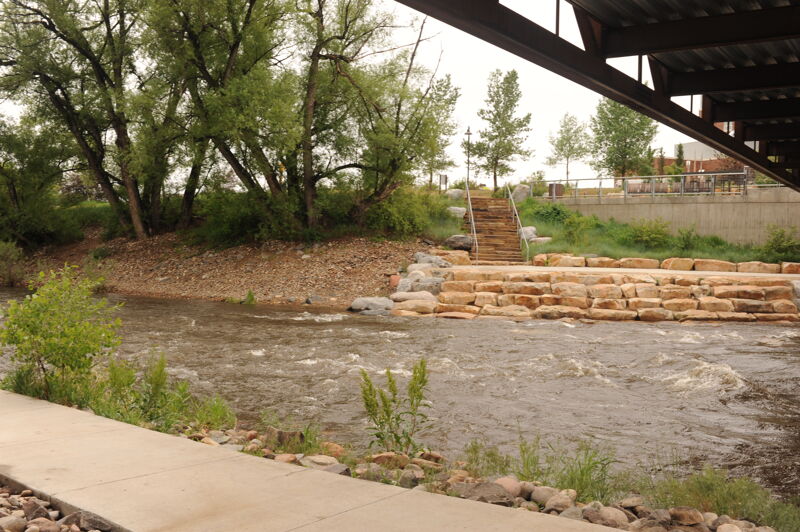 Whitewater Park Lower Stairs Take-Out River Right