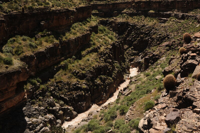 Tapeats Creek Flowing Down Towards the Colorado
