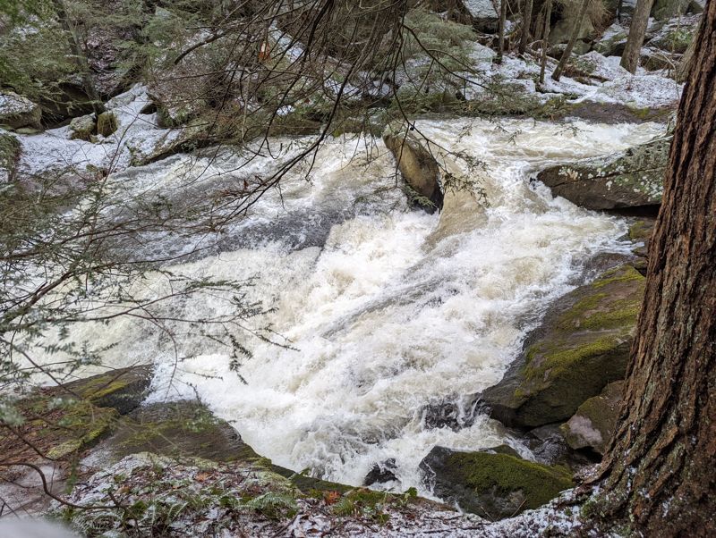 Muddy Creek (Slippery Rock trib) @to Slippery Rock Creek