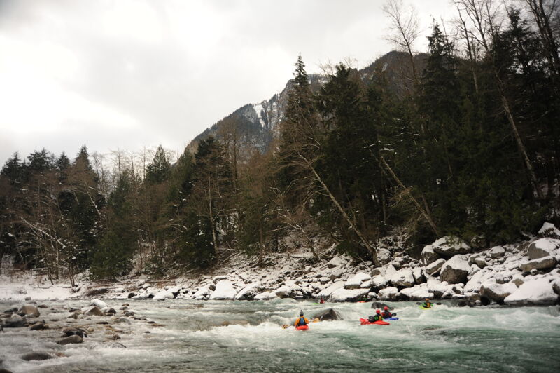 Looking Upstream Towards Lunch Hole