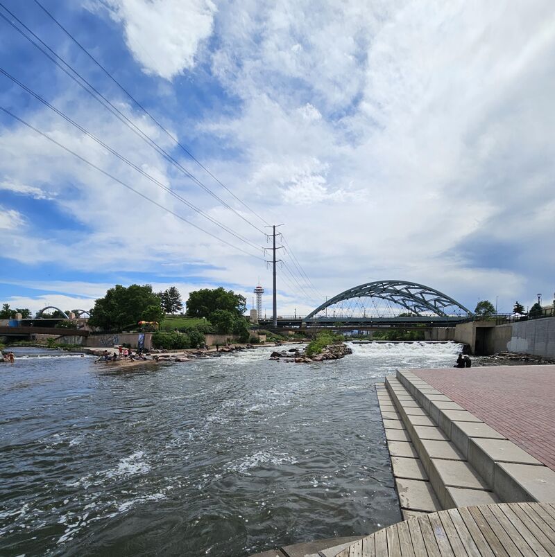 End of Features in Confluence Park - Cherry Creek and South Platte
