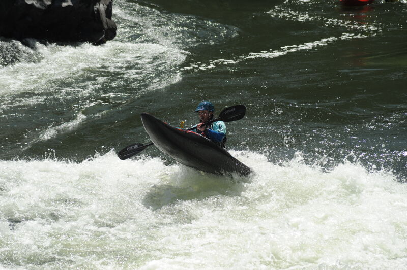 Lily Catches Air in Lower Blackbar