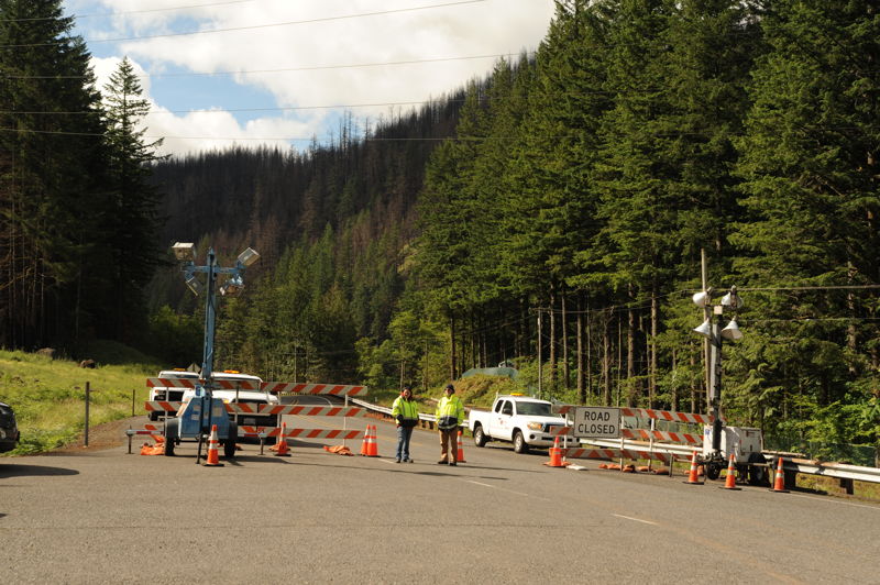 Highway Closure Checkpoint