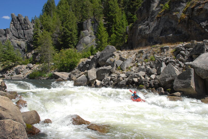 Megi on Howard's Plunge