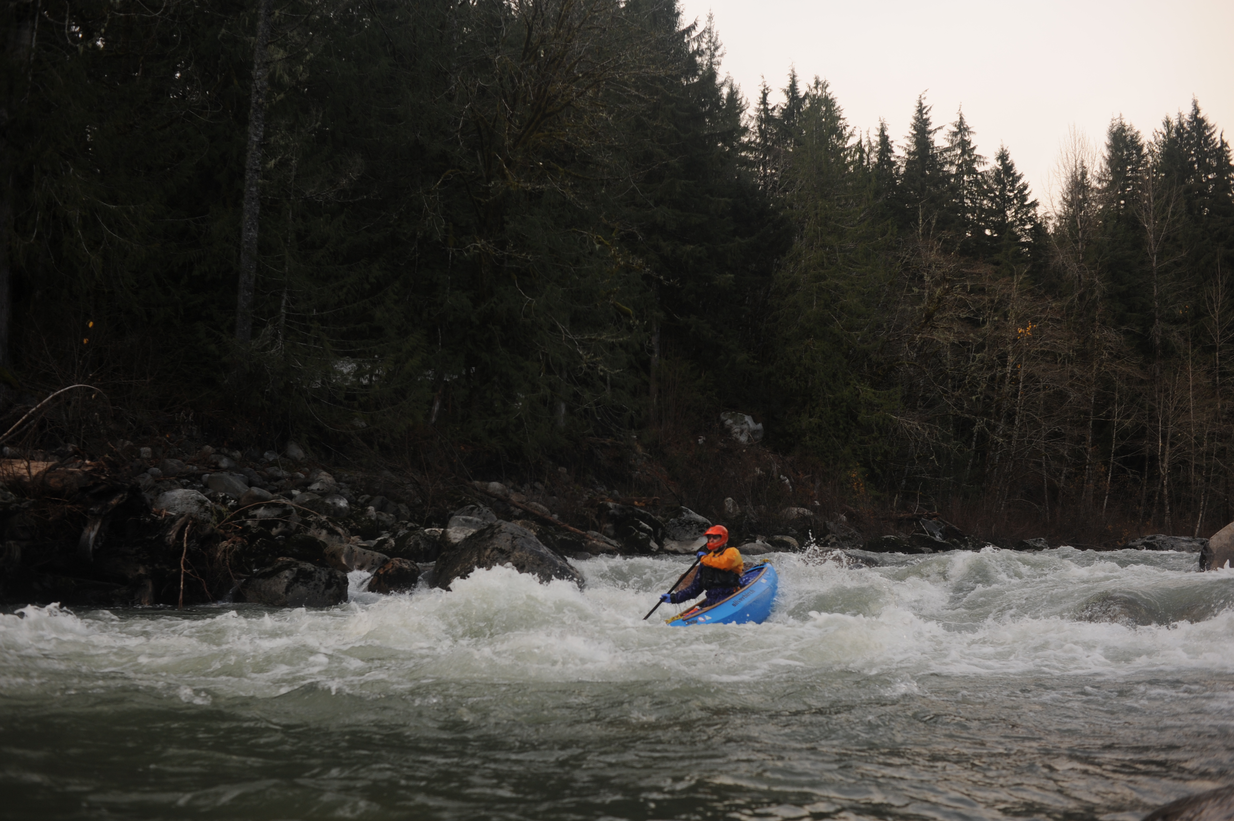 Rapid Above the Highway Bridge