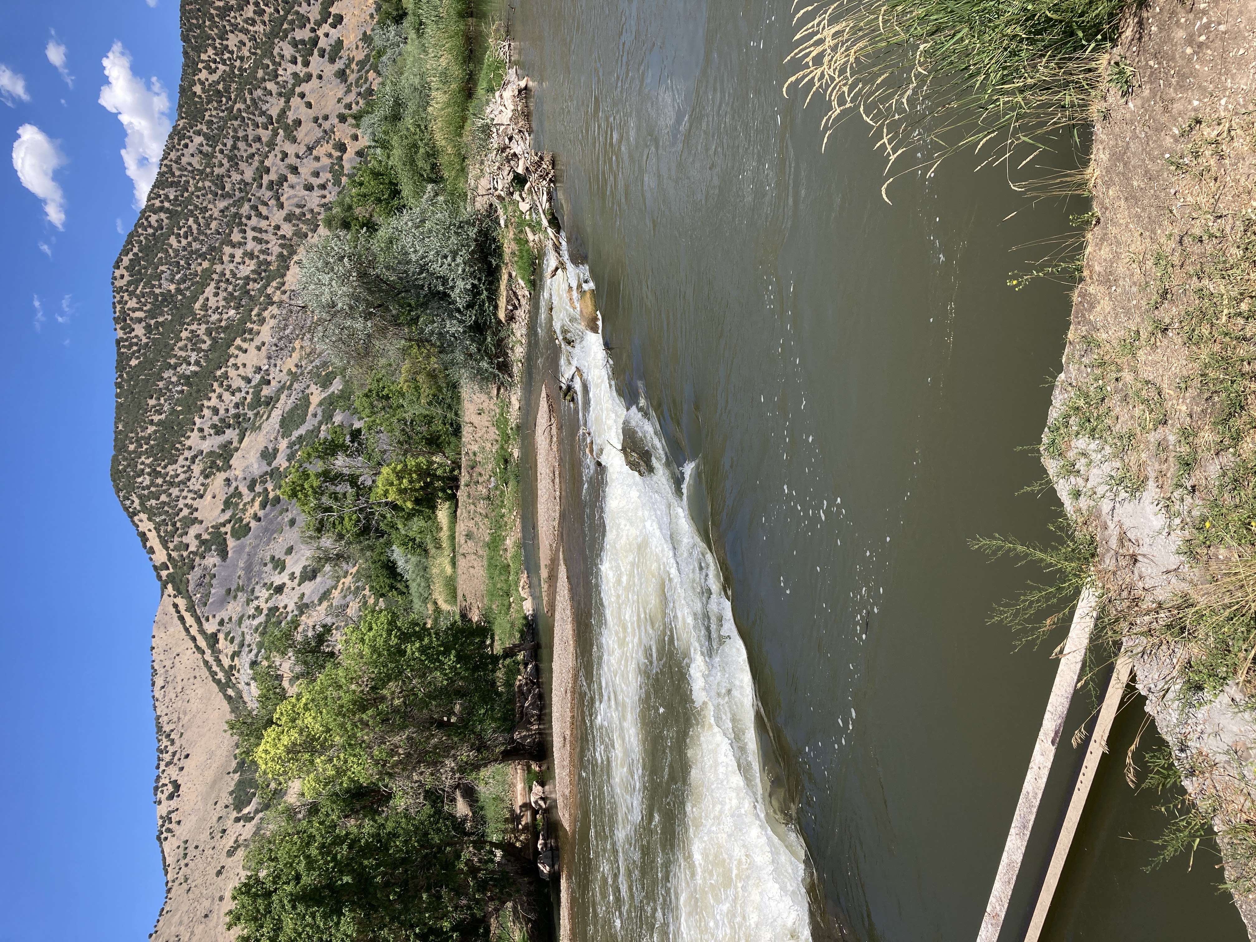 Rock Diversion Dam off E Round Vly Rd